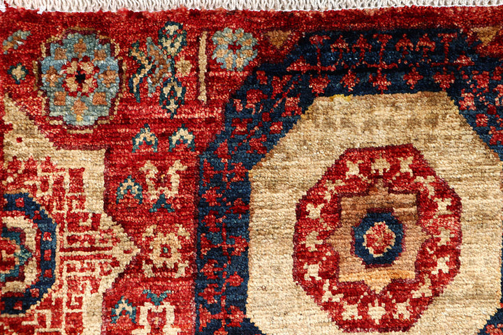 Firebrick Mamluk 1' 11 x 4' 10 - No. 66010 - ALRUG Rug Store