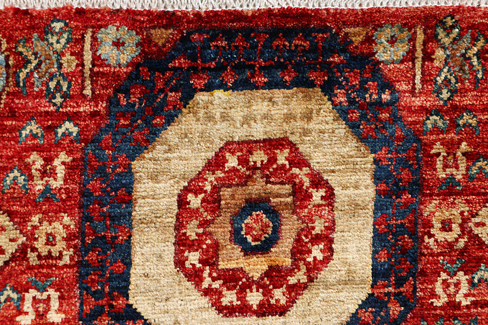 Firebrick Mamluk 1' 11 x 4' 10 - No. 66010 - ALRUG Rug Store