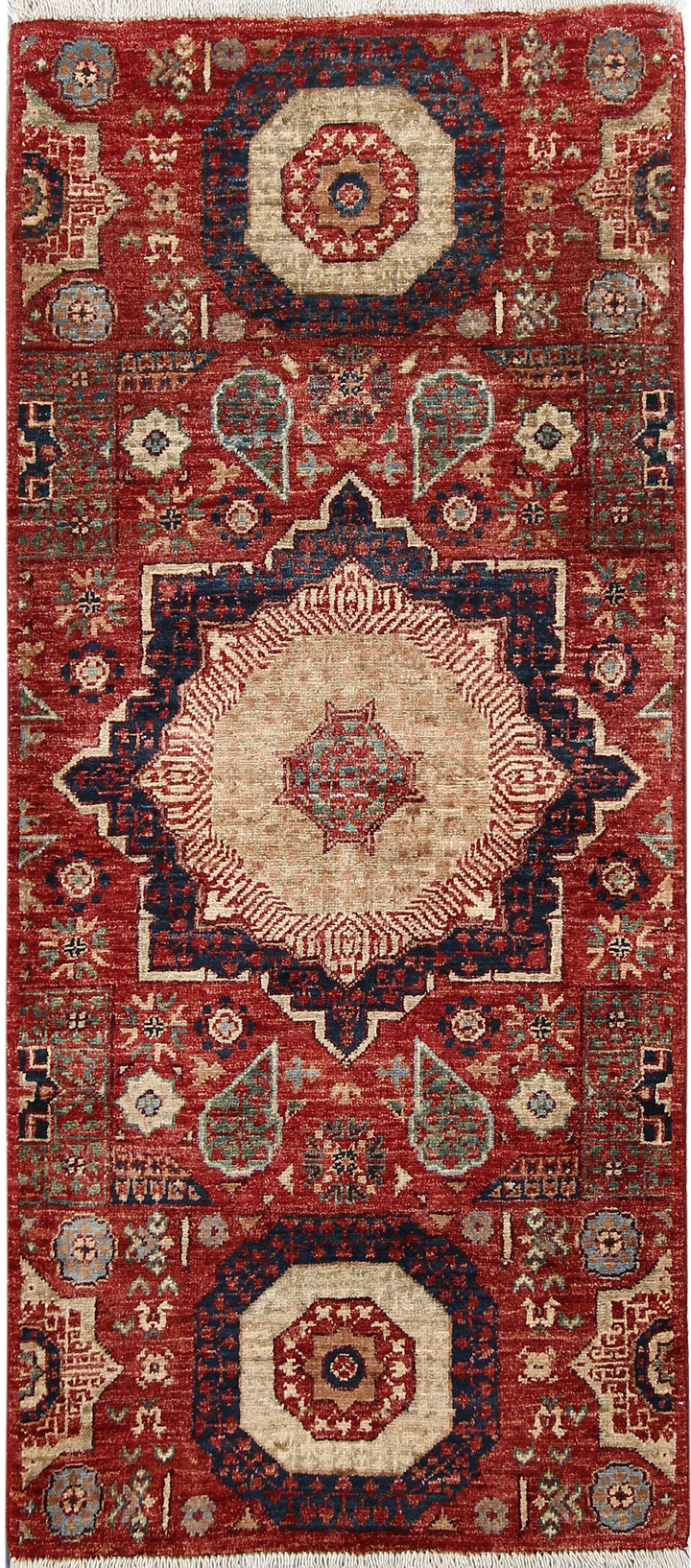 Brown Mamluk 2' 1 x 4' 9 - No. 66015 - ALRUG Rug Store