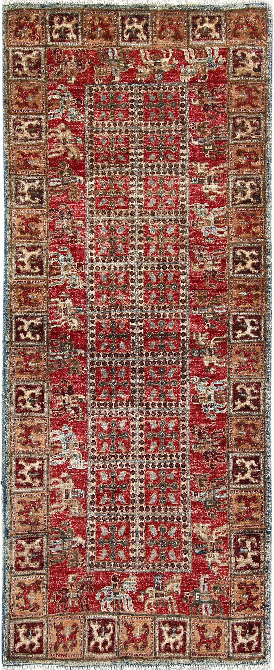 Multi Colored Ziegler 1' 11 x 4' 11 - No. 66016 - ALRUG Rug Store