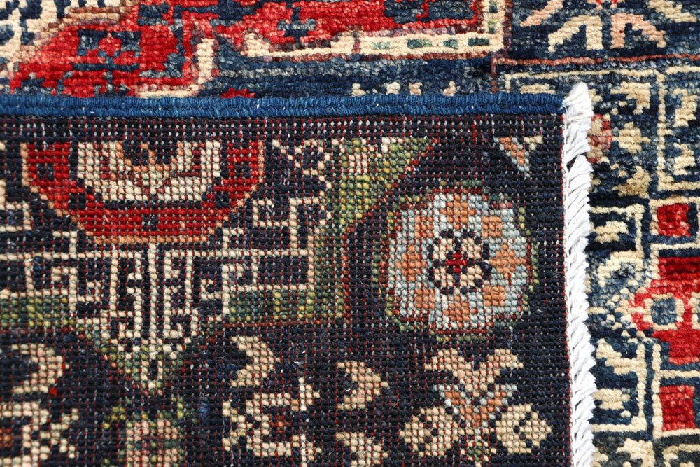 Steel Blue Mamluk 2' x 4' 9 - No. 66024 - ALRUG Rug Store