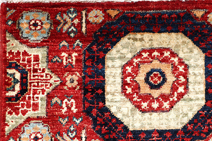 Brown Mamluk 2' x 5' 1 - No. 66025 - ALRUG Rug Store
