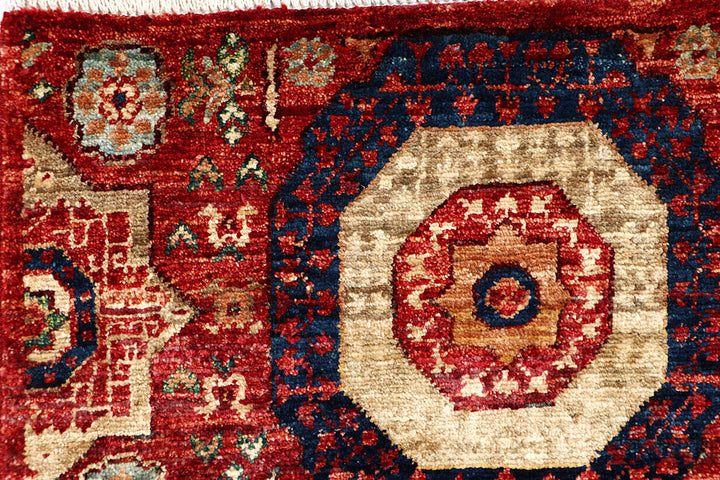 Brown Mamluk 2' x 4' 10 - No. 66026 - ALRUG Rug Store