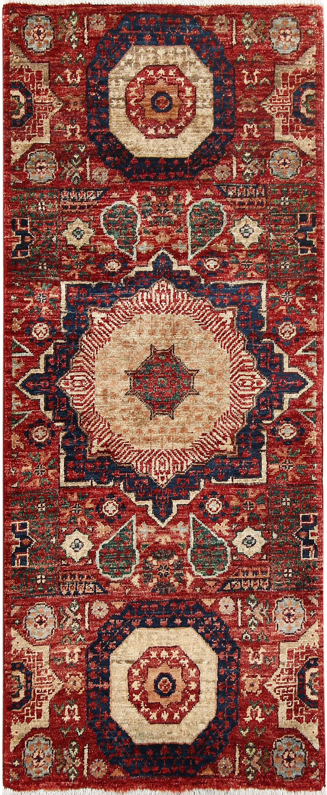 Brown Mamluk 2' x 4' 10 - No. 66026 - ALRUG Rug Store