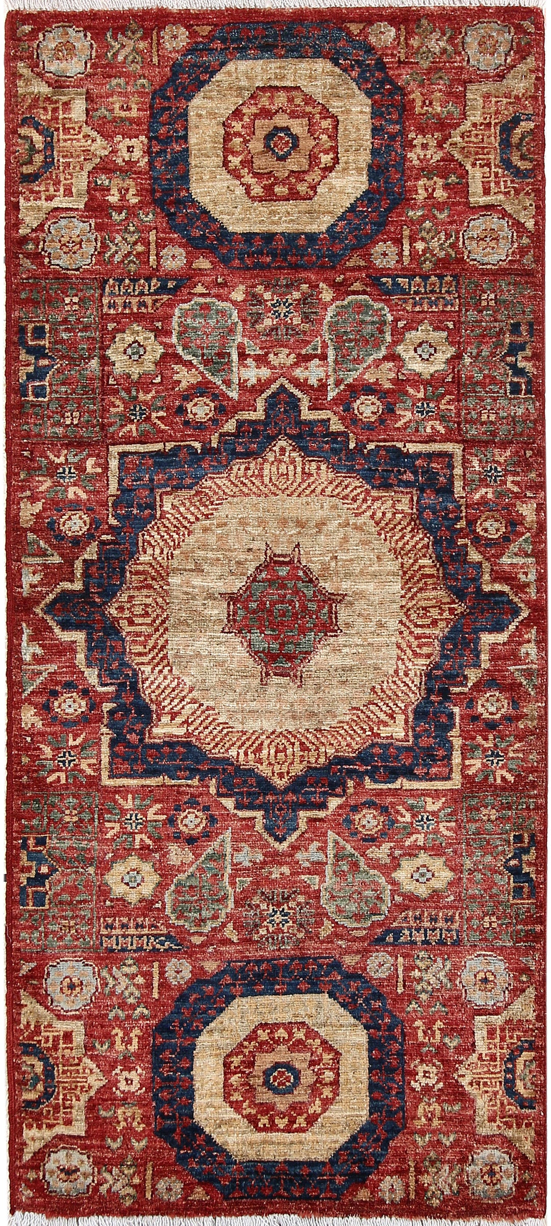 Brown Mamluk 2' x 4' 8 - No. 66027 - ALRUG Rug Store