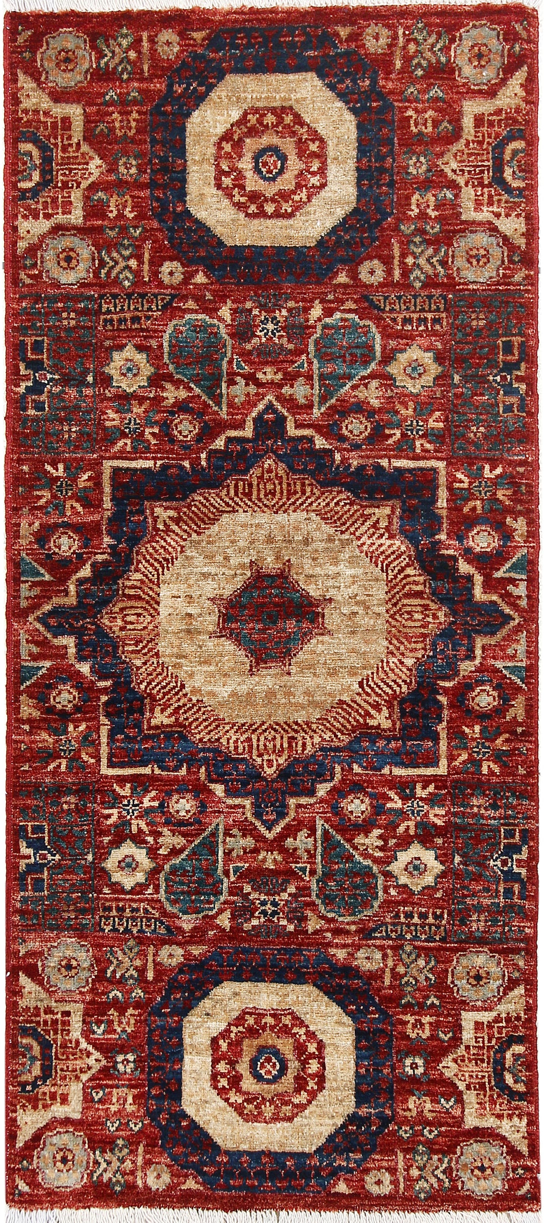 Brown Mamluk 2' x 4' 8 - No. 66030 - ALRUG Rug Store