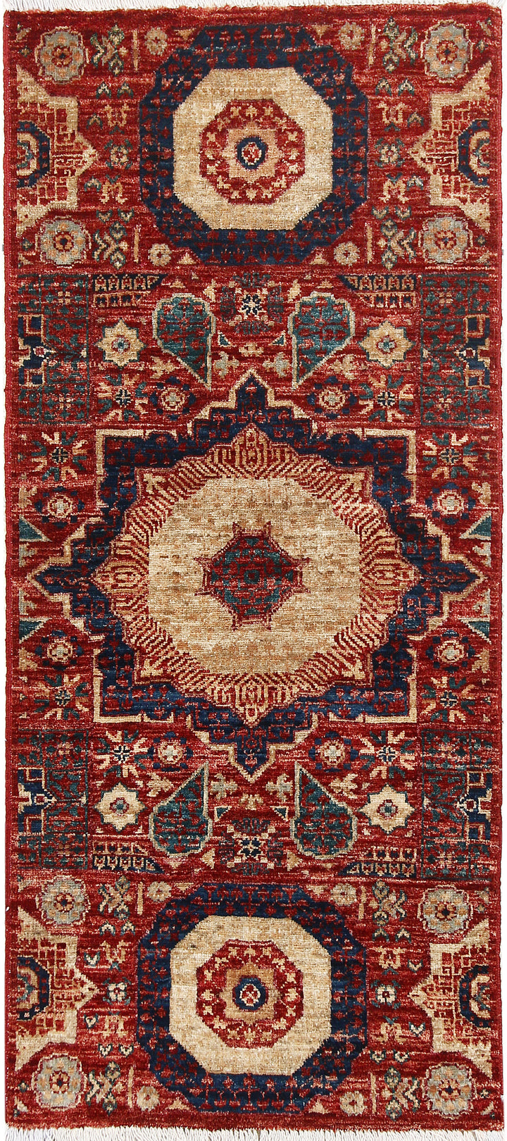 Brown Mamluk 2' x 4' 8 - No. 66030 - ALRUG Rug Store