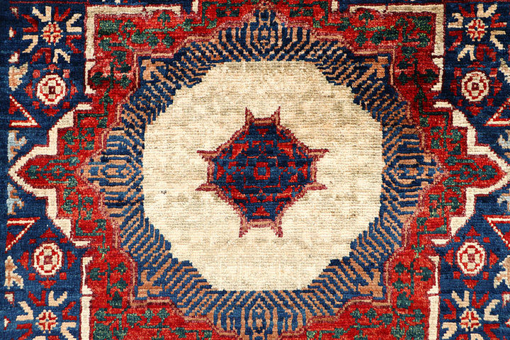 Steel Blue Mamluk 2' x 4' 10 - No. 66031 - ALRUG Rug Store