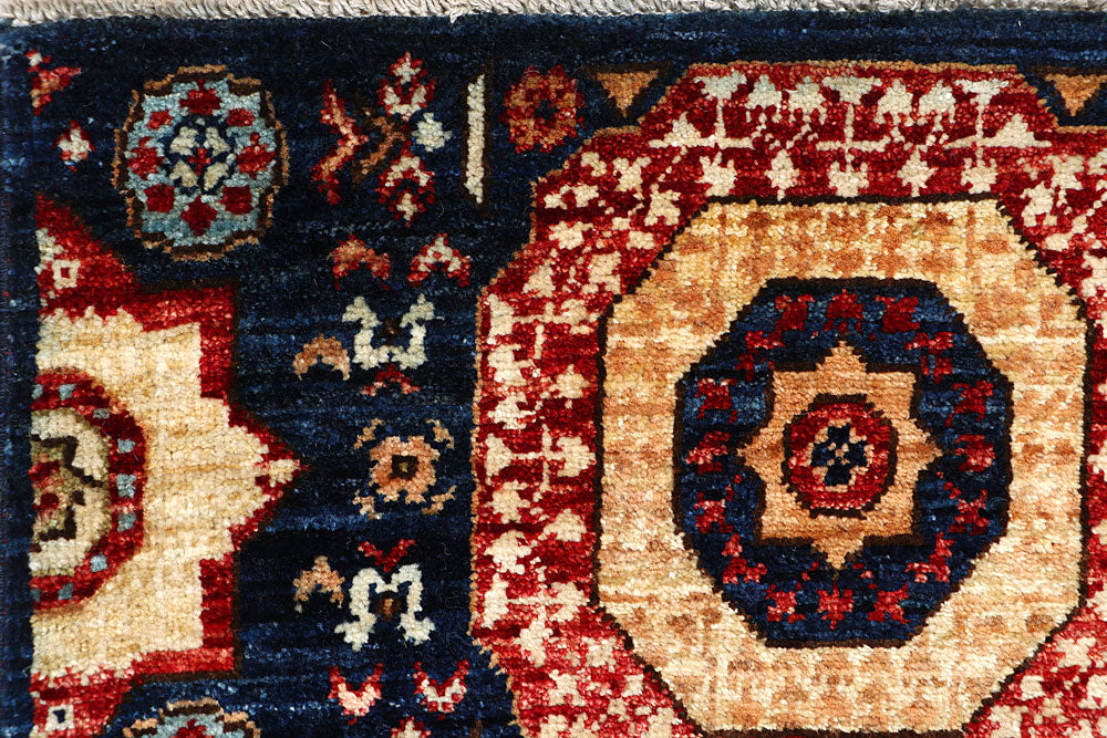 Midnight Blue Mamluk 1' 11 x 4' 10 - No. 66033 - ALRUG Rug Store