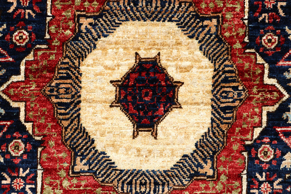 Midnight Blue Mamluk 1' 11 x 4' 10 - No. 66033 - ALRUG Rug Store