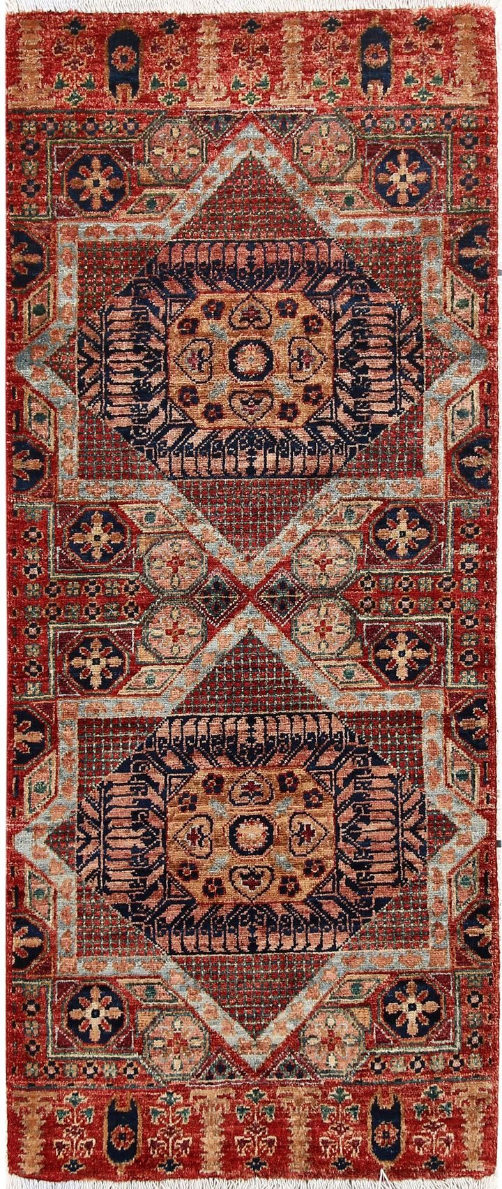 Brown Mamluk 2' x 4' 10 - No. 66038 - ALRUG Rug Store
