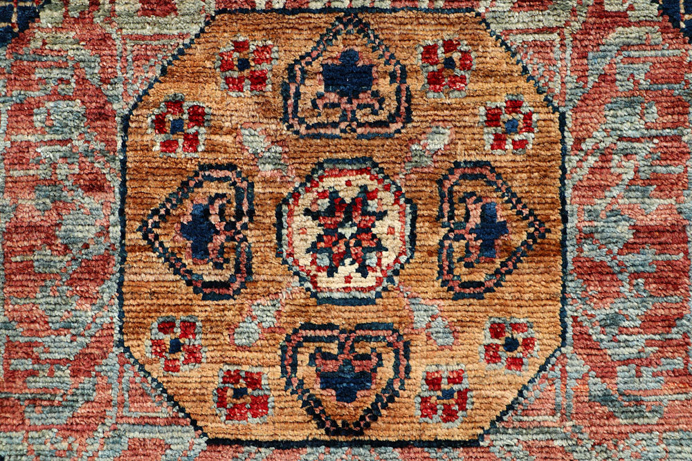 Steel Blue Mamluk 1' 11 x 3' 10 - No. 66040 - ALRUG Rug Store