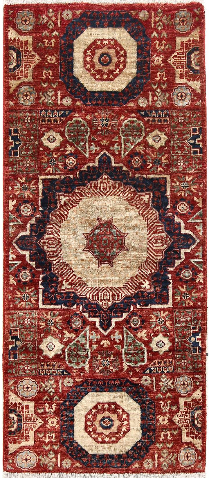 Brown Mamluk 2' x 4' 9 - No. 66042 - ALRUG Rug Store