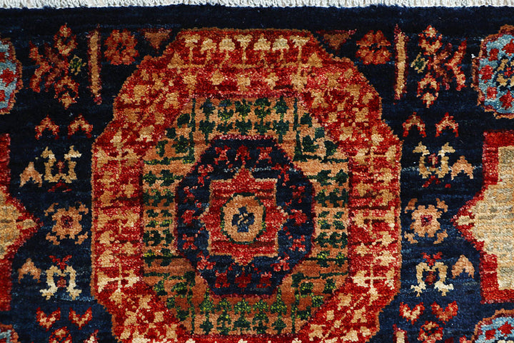 Midnight Blue Mamluk 1' 10 x 4' 10 - No. 66044 - ALRUG Rug Store