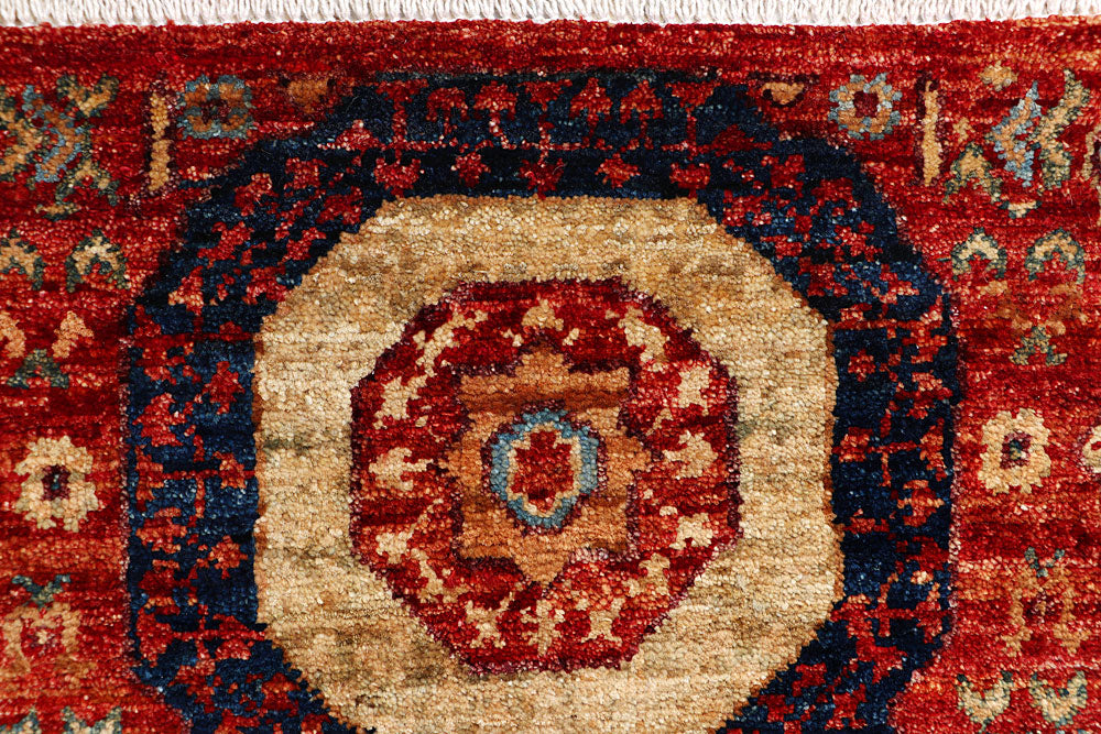 Brown Mamluk 2' x 5' 2 - No. 66047 - ALRUG Rug Store