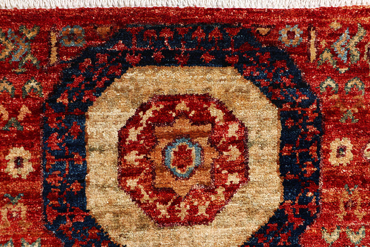 Brown Mamluk 2' x 5' 2 - No. 66047 - ALRUG Rug Store