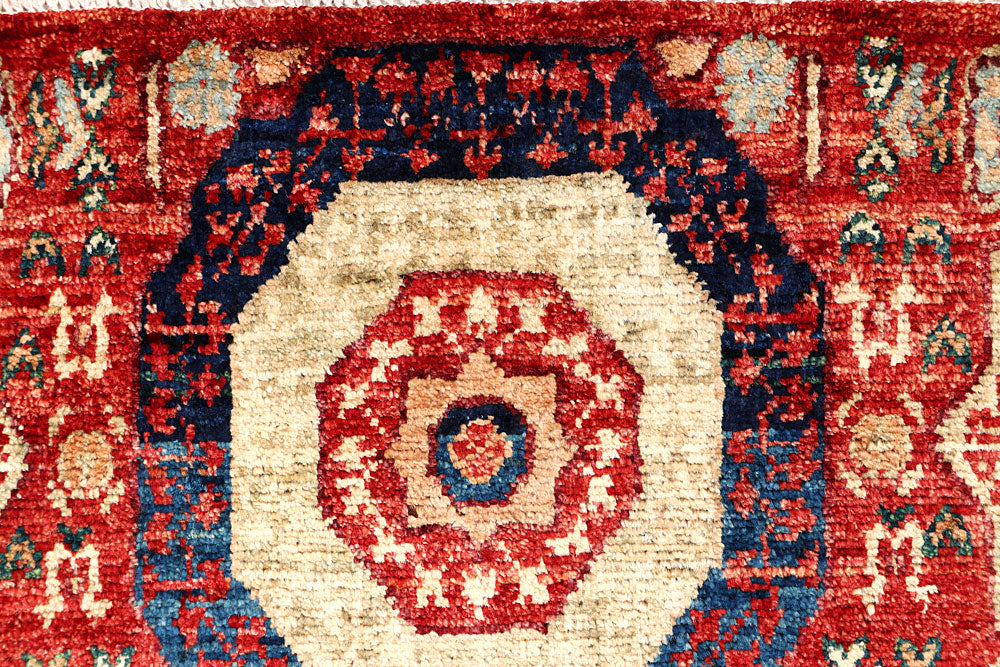 Firebrick Mamluk 2' x 5' 4 - No. 66049 - ALRUG Rug Store