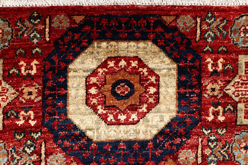 Firebrick Mamluk 2' x 4' 10 - No. 66051 - ALRUG Rug Store