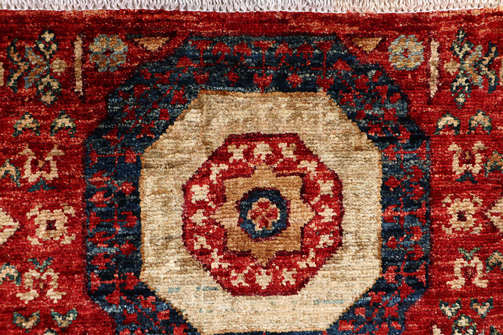 Firebrick Mamluk 1' 11 x 4' 9 - No. 66052 - ALRUG Rug Store
