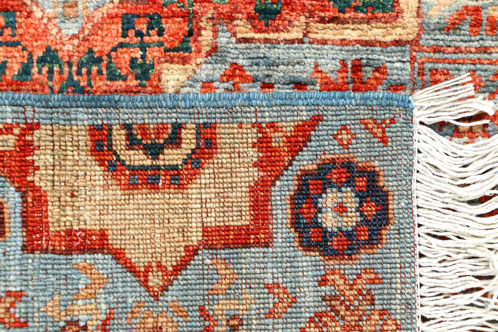 Cadet Blue Mamluk 1' 11 x 4' 9 - No. 66054 - ALRUG Rug Store