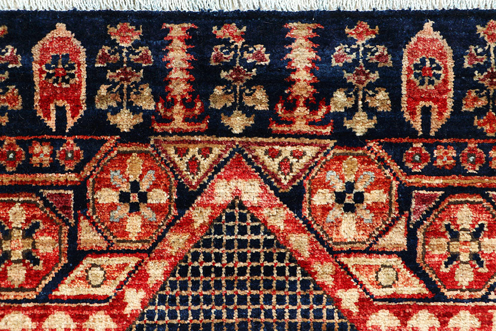 Midnight Blue Mamluk 2' x 4' 9 - No. 66055 - ALRUG Rug Store