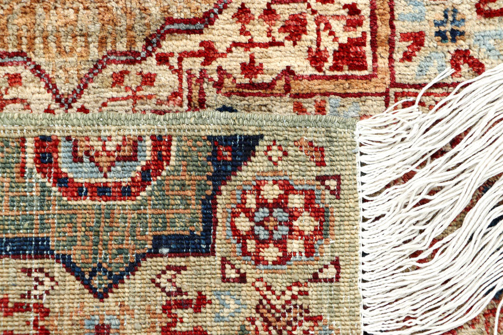 Dark Khaki Mamluk 2' x 4' 10 - No. 66057 - ALRUG Rug Store