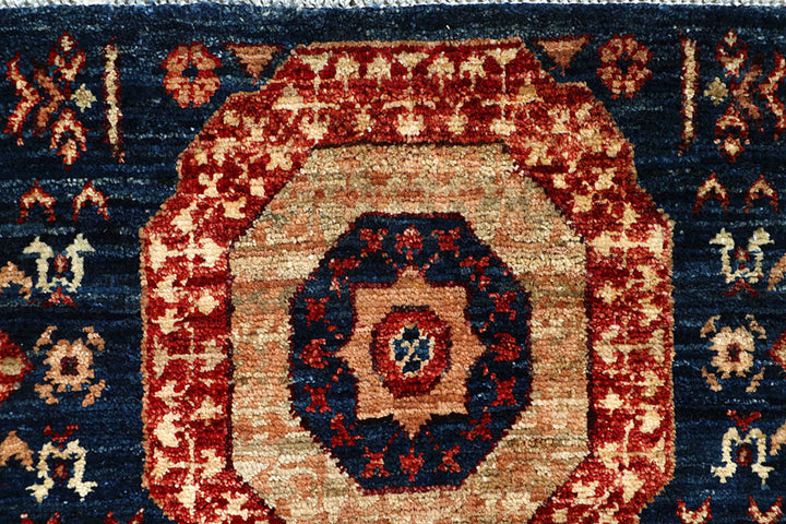 Midnight Blue Mamluk 1' 11 x 4' 7 - No. 66060 - ALRUG Rug Store