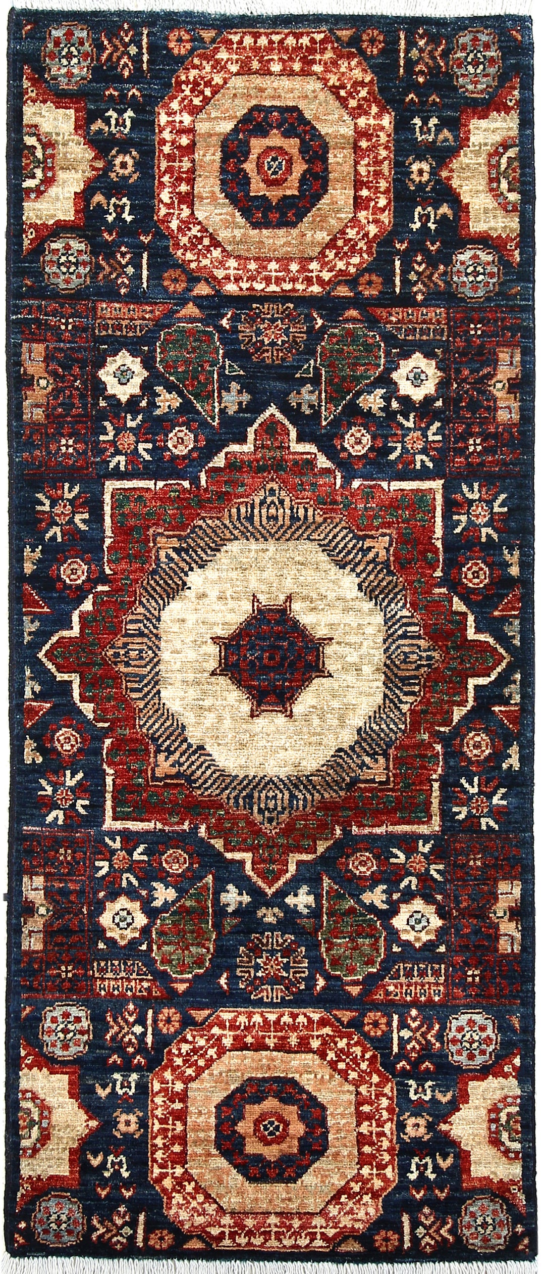 Midnight Blue Mamluk 1' 11 x 4' 7 - No. 66060 - ALRUG Rug Store