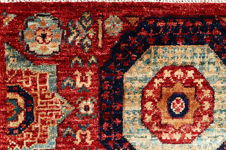 Firebrick Mamluk 1' 11 x 4' 9 - No. 66063 - ALRUG Rug Store