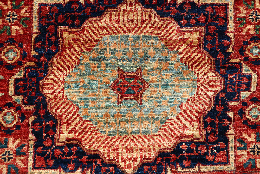 Firebrick Mamluk 1' 11 x 4' 9 - No. 66063 - ALRUG Rug Store