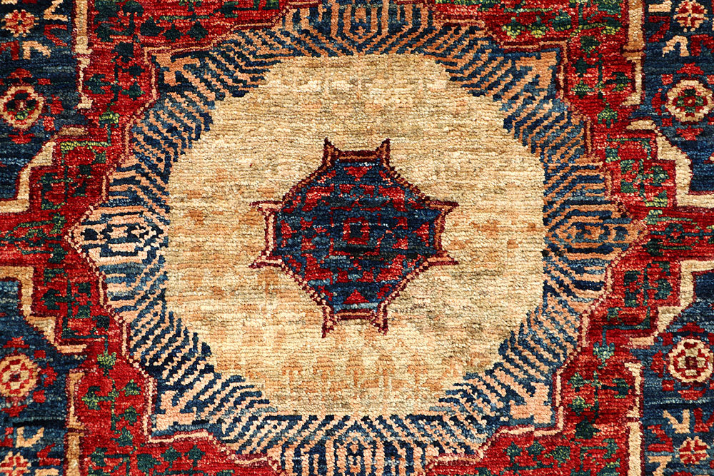 Steel Blue Mamluk 2' x 4' 9 - No. 66064 - ALRUG Rug Store