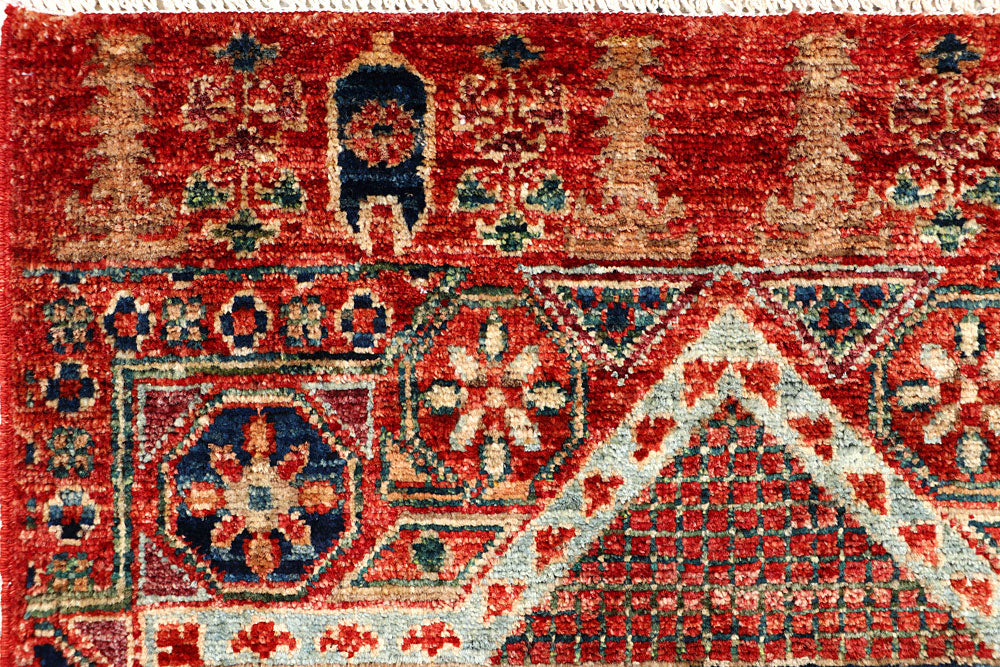 Firebrick Mamluk 2' x 4' 11 - No. 66065 - ALRUG Rug Store