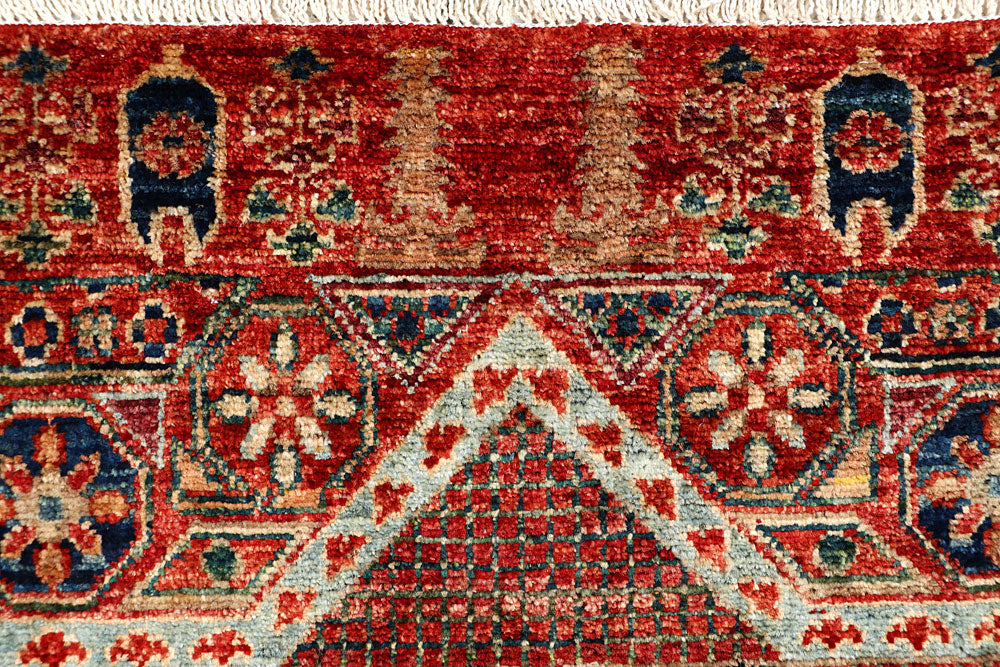 Firebrick Mamluk 2' x 4' 11 - No. 66065 - ALRUG Rug Store
