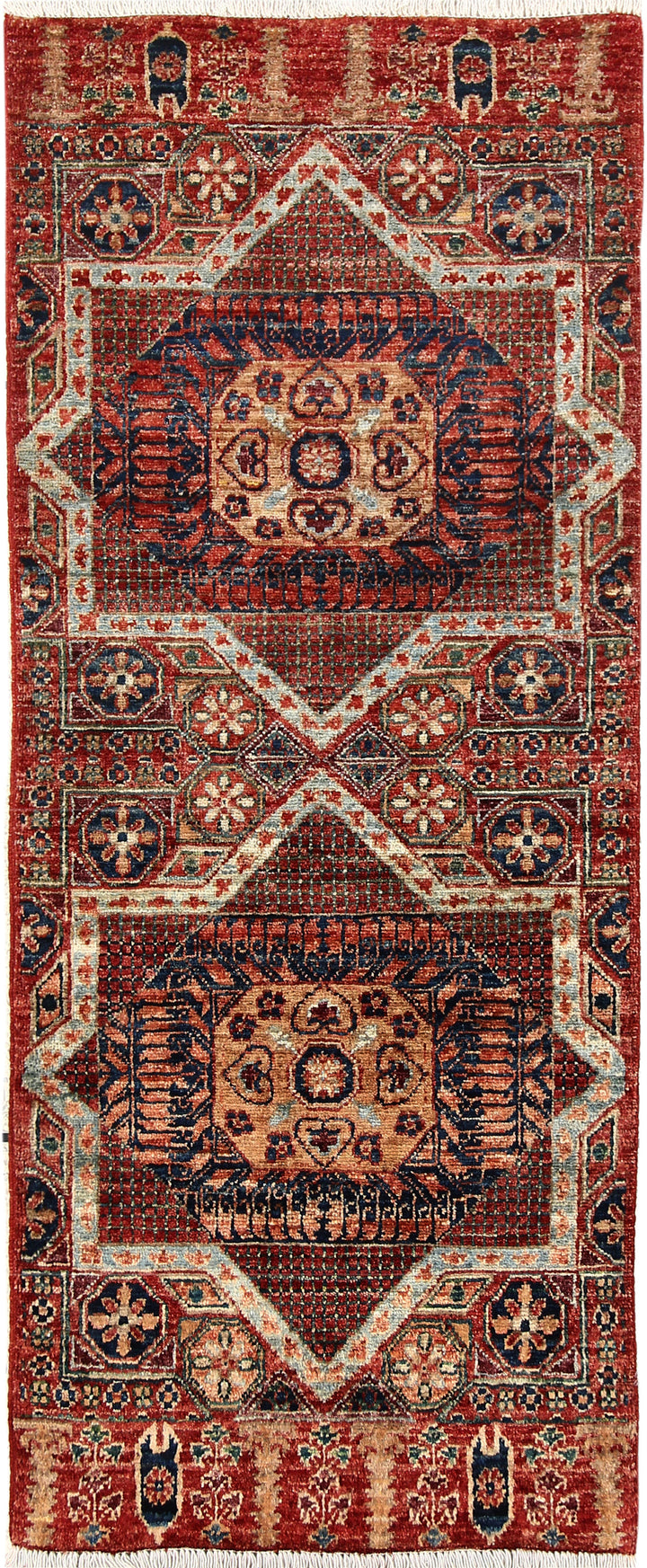 Firebrick Mamluk 2' x 4' 11 - No. 66065 - ALRUG Rug Store