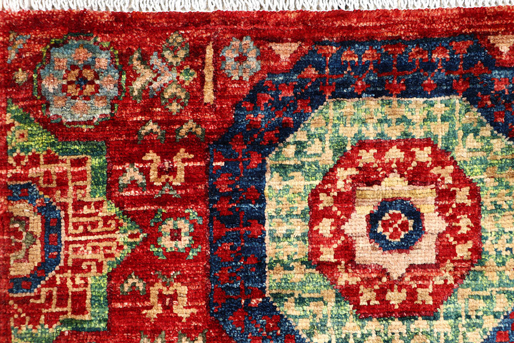Firebrick Mamluk 1' 11 x 5' - No. 66067 - ALRUG Rug Store