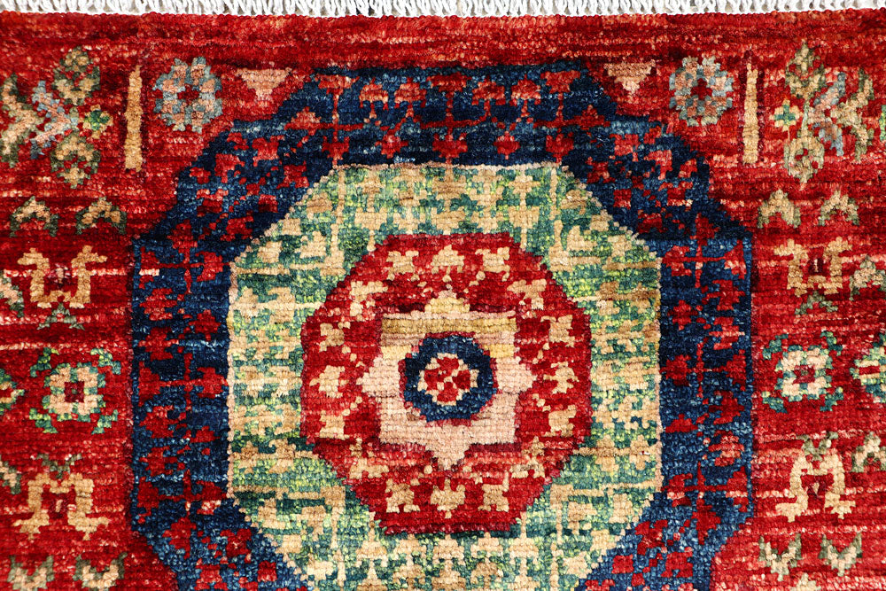 Firebrick Mamluk 1' 11 x 5' - No. 66067 - ALRUG Rug Store