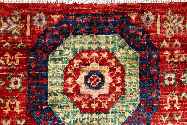 Firebrick Mamluk 1' 11 x 5' - No. 66067 - ALRUG Rug Store