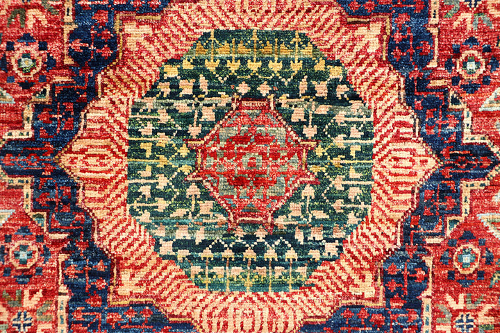 Firebrick Mamluk 1' 11 x 5' - No. 66067 - ALRUG Rug Store