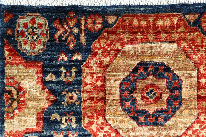 Midnight Blue Mamluk 1' 11 x 4' 7 - No. 66068 - ALRUG Rug Store