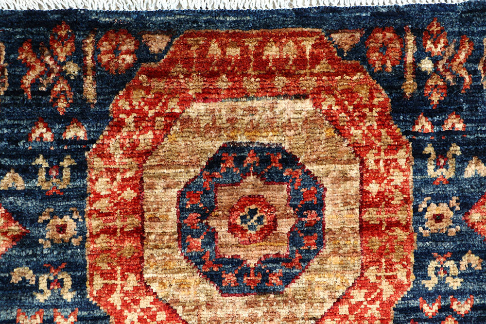 Midnight Blue Mamluk 1' 11 x 4' 7 - No. 66068 - ALRUG Rug Store