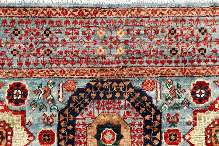 Light Blue Mamluk 3' 10 x 5' 11 - No. 66069 - ALRUG Rug Store