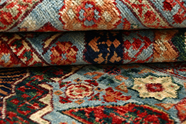 Light Blue Mamluk 3' 10 x 5' 11 - No. 66069 - ALRUG Rug Store