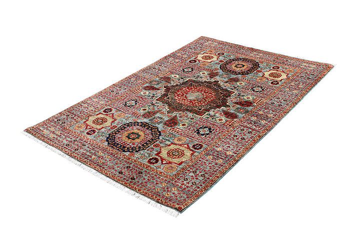 Light Blue Mamluk 3' 10 x 5' 11 - No. 66069 - ALRUG Rug Store