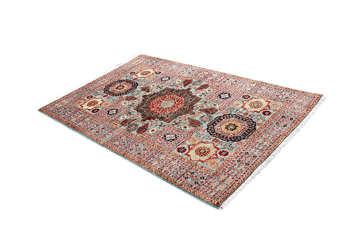 Light Blue Mamluk 3' 10 x 5' 11 - No. 66069 - ALRUG Rug Store