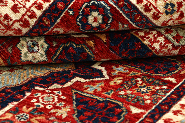 Dark Red Mamluk 4' x 5' 10 - No. 66070 - ALRUG Rug Store