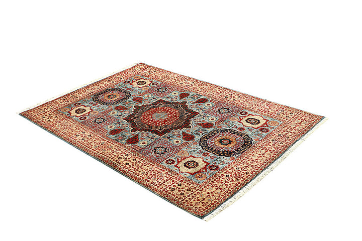 Light Blue Mamluk 3' 11 x 5' 10 - No. 66071 - ALRUG Rug Store