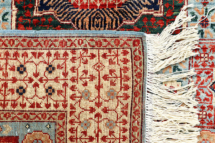 Light Blue Mamluk 3' 11 x 5' 10 - No. 66071 - ALRUG Rug Store