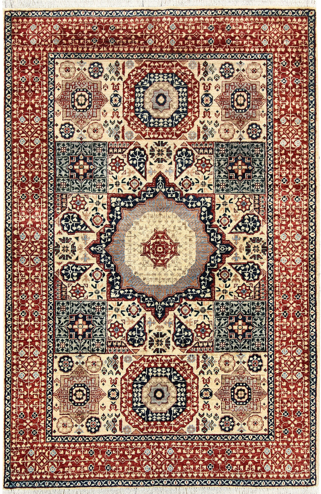 Cornsilk Mamluk 3' 10 x 6' - No. 66072 - ALRUG Rug Store