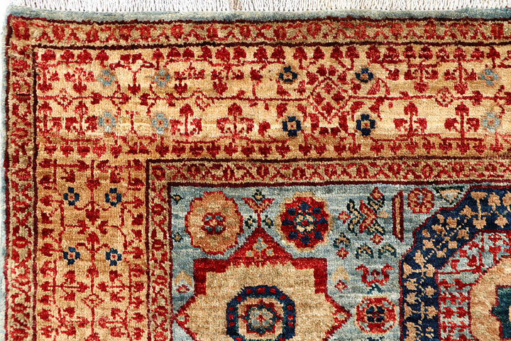 Light Blue Mamluk 4' x 6' - No. 66073 - ALRUG Rug Store