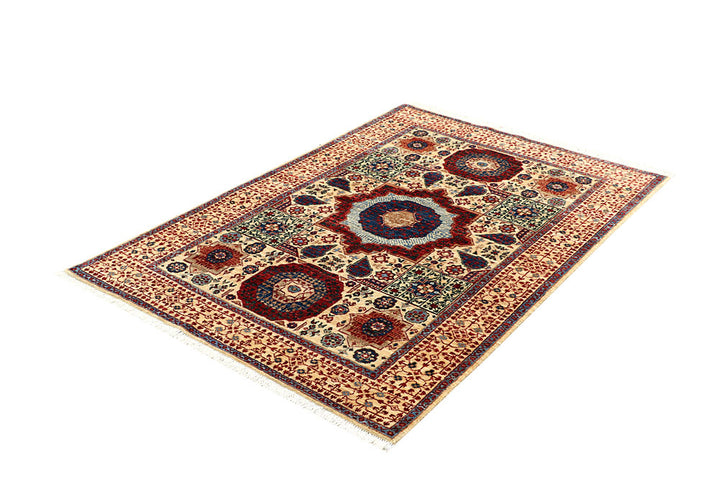 Tan Mamluk 3' 10 x 5' 9 - No. 66074 - ALRUG Rug Store